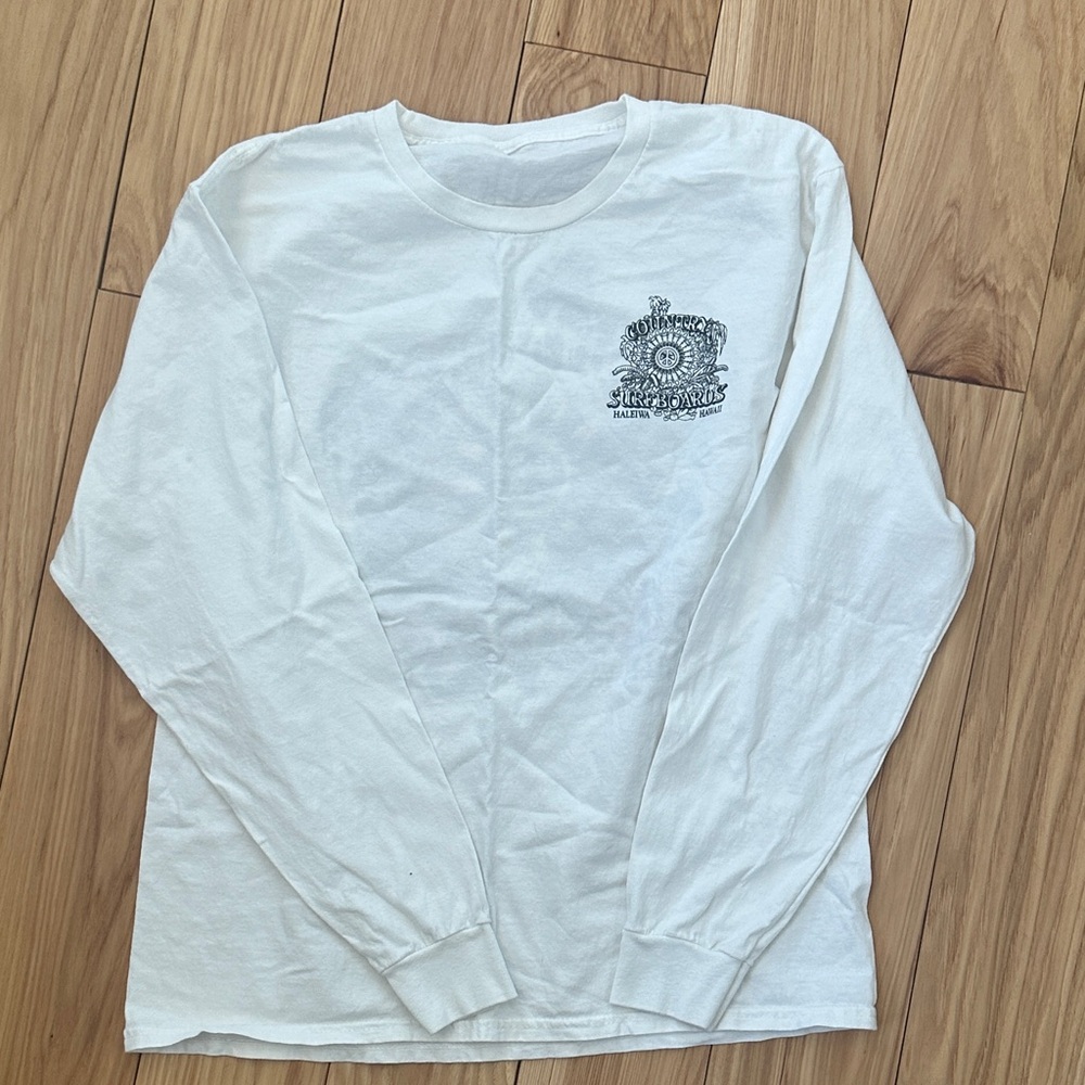 Retro Style Surf Tee – Haleiwa Hawaii Psychedelic Graphic - Picture 2 of 4